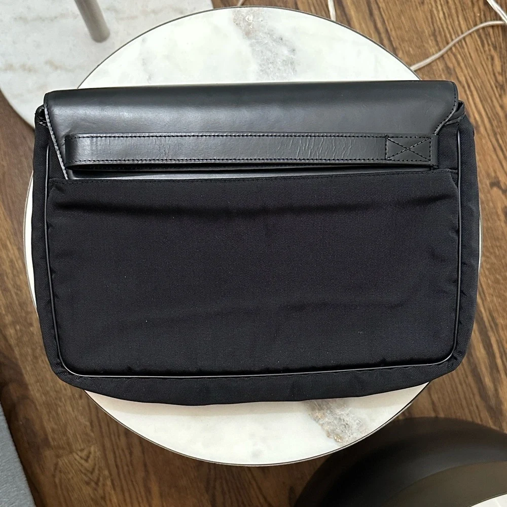 NWOT Dunhill Black Leather iPad Bag